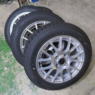 165/65R14 DUNLOP WINTER MAXX WM02 アルミホイールセットを買取させて頂きました!